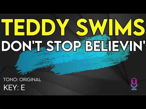 teddy swims don't stop believing
